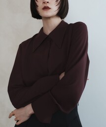 EMMEL REFINES | <EMMEL REFINES>EM パイピングエリ トロミシャツ(シャツ/ブラウス)