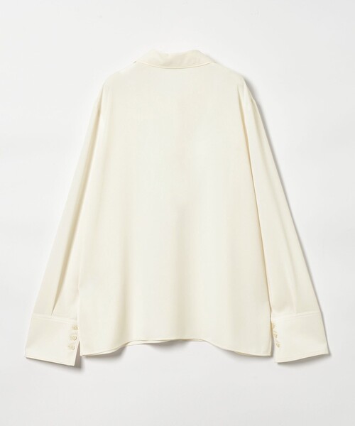 EMMEL REFINES(エメルリファインズ)の「<EMMEL REFINES>EM パイピングエリ トロミシャツ(シャツ/ブラウス・レディース・オフホワイト/ライトブルー/ダークブラウン・FREE)」の22枚目の写真