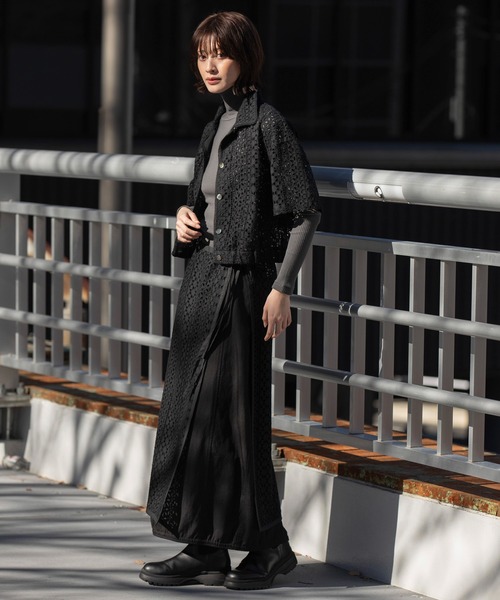 Munich（ミューニック）の「カットワークレースシャツ（シャツ/ブラウス・レディース・ホワイト/ブラック/グリーン・FREE）」の17枚目の写真