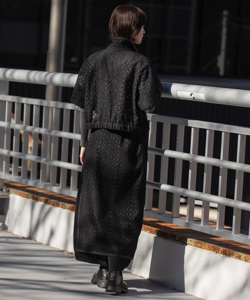 Munich（ミューニック）の「カットワークレースシャツ（シャツ/ブラウス・レディース・ホワイト/ブラック/グリーン・FREE）」の18枚目の写真