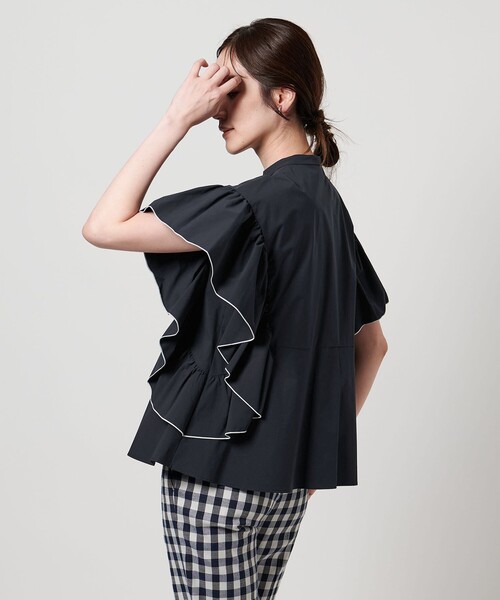 UNITED ARROWS ブラウス シャツ イージー フレアスリーブ ‐撥水
