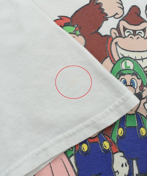 LABORATORY R（ラボラトリーアール）の「【USED】Y2K GILDAN “Super Mario” ゲーム Tシャツ（Tシャツ/カットソー・メンズ・ホワイト・LARGE）」の10枚目の写真