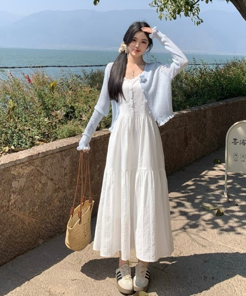 セール】ハートボタンワンピース（ワンピース）｜LAC-VERT（ラック