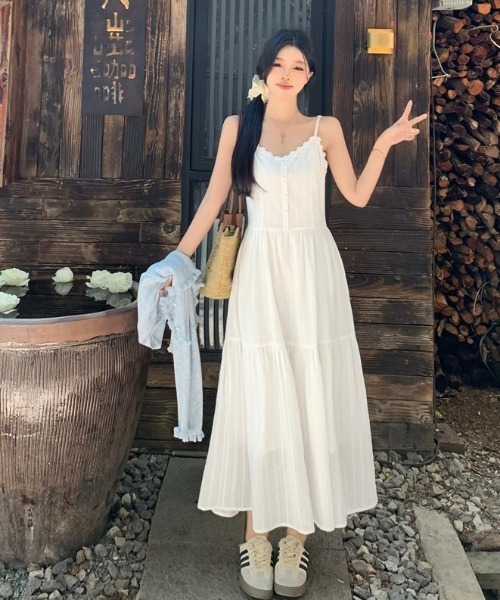 セール】ハートボタンワンピース（ワンピース）｜LAC-VERT（ラック