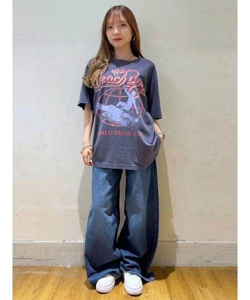GAP(ギャップ)の「●ビーチ・ボーイズ グラフィックTシャツ/ BEACH BOYS(Tシャツ/カットソー・メンズ・ネイビー・L/XL/XS/S/M)」の5枚目の写真