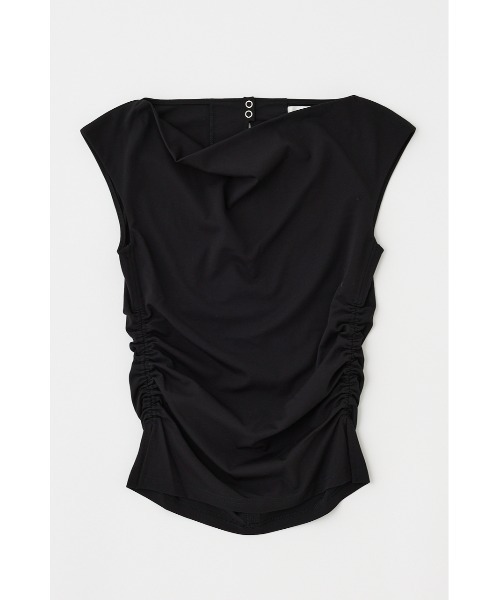 MOUSSY（マウジー）の「COWL NECK ノースリーブトップス（Tシャツ/カットソー・レディース・オフホワイト/ブラック/ブラウン・FREE）」の10枚目の写真