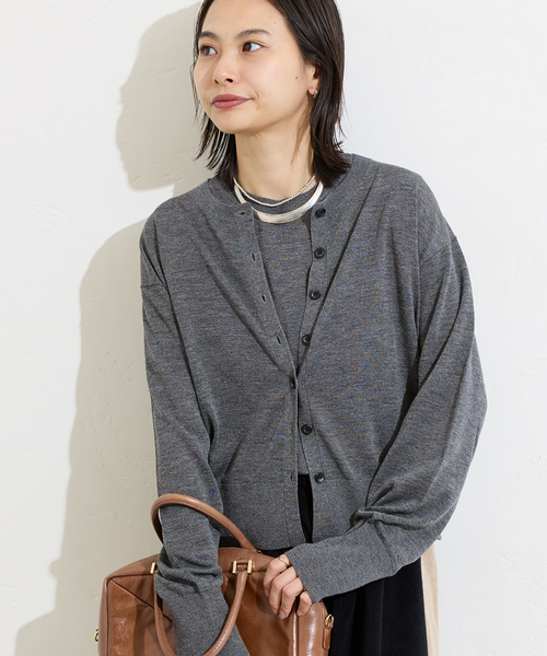 JOURNAL STANDARD(ジャーナルスタンダード)の「ウォッシャブルVOCE アンサンブル(アンサンブル・レディース・レッド/ブラック/チャコールグレー・FREE)」の19枚目の写真