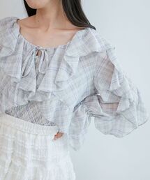 MAJESTIC LEGON | キャミセットフリルブラウス(シャツ/ブラウス)
