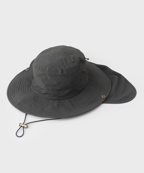 OPAQUE.CLIP(オペークドットクリップ)の「シェード付ハット(ハット・レディース・ダークブラウン/チャコールグレー・00)」の2枚目の写真