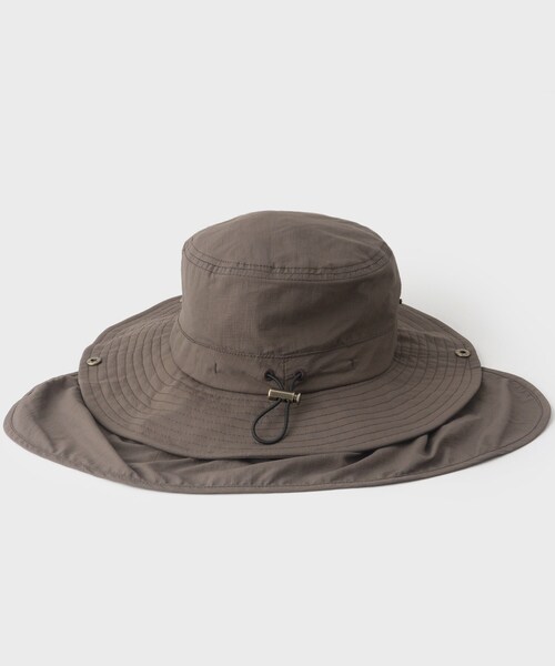 OPAQUE.CLIP(オペークドットクリップ)の「シェード付ハット(ハット・レディース・ダークブラウン/チャコールグレー・00)」の12枚目の写真