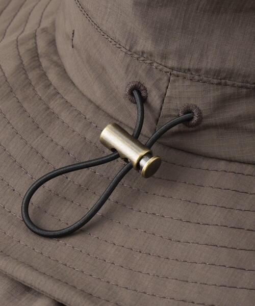 OPAQUE.CLIP(オペークドットクリップ)の「シェード付ハット(ハット・レディース・ダークブラウン/チャコールグレー・00)」の9枚目の写真