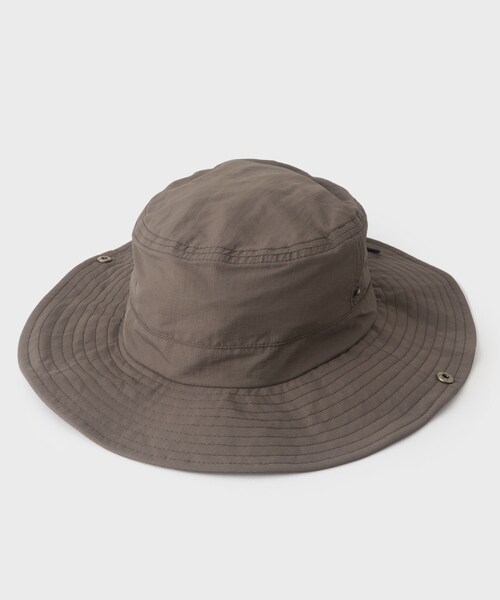 OPAQUE.CLIP(オペークドットクリップ)の「シェード付ハット(ハット・レディース・ダークブラウン/チャコールグレー・00)」の5枚目の写真