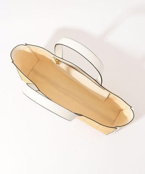 EleSac（エルサック）の「Ele`Sac CHECK WIDE TOTE バッグ（ハンドバッグ・レディース・ライトブルー/ブラック系その他/ホワイト系その他・FREE）」の12枚目の写真