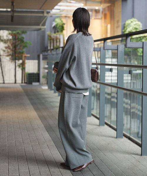 JOURNAL STANDARD（ジャーナルスタンダード）の「《WEB限定追加》ウォッシャブルTEXBRIDクループルオーバー（ニット/セーター・レディース・チャコールグレー/ブラック/ブラウン・FREE）」の18枚目の写真