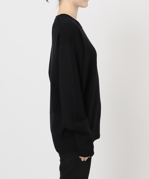 JOURNAL STANDARD（ジャーナルスタンダード）の「《WEB限定追加》ウォッシャブルTEXBRIDクループルオーバー（ニット/セーター・レディース・チャコールグレー/ブラック/ブラウン・FREE）」の7枚目の写真