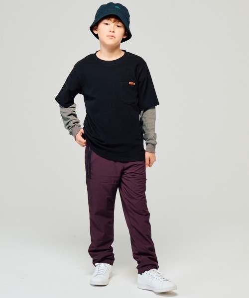 KRIFF MAYER Kid's Collection（クリフメイヤーキッズコレクション）の「【撥水・防汚】裏付きアクティブムーブパンツ（その他パンツ・キッズ・ブラック/ベージュ/パープル/グリーン・120/130/140/150/160/170）」の9枚目の写真