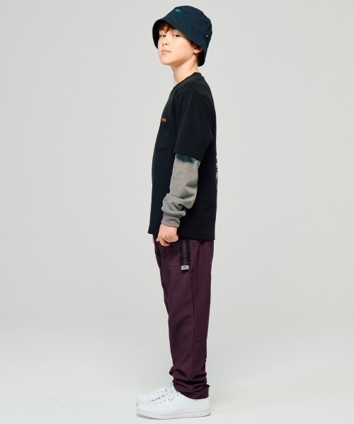 KRIFF MAYER Kid's Collection（クリフメイヤーキッズコレクション）の「【撥水・防汚】裏付きアクティブムーブパンツ（その他パンツ・キッズ・ブラック/ベージュ/パープル/グリーン・120/130/140/150/160/170）」の11枚目の写真