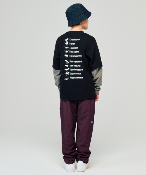 KRIFF MAYER Kid's Collection（クリフメイヤーキッズコレクション）の「【撥水・防汚】裏付きアクティブムーブパンツ（その他パンツ・キッズ・ブラック/ベージュ/パープル/グリーン・120/130/140/150/160/170）」の12枚目の写真