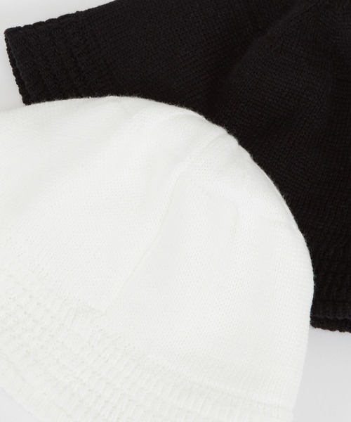 improves（インプローブス）の「ニット クロシェハット（ハット・メンズ・ブラック/ホワイト・FREE）」の9枚目の写真