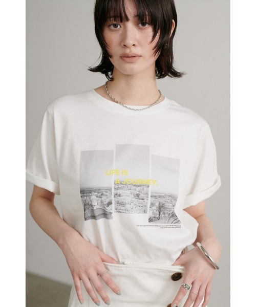 LARUTA（ラルータ）の「【LARUTA】アソートフォトTシャツ［汗染み防止機能付き］（Tシャツ/カットソー・レディース・その他1/その他2/その他3・FREE）」の4枚目の写真