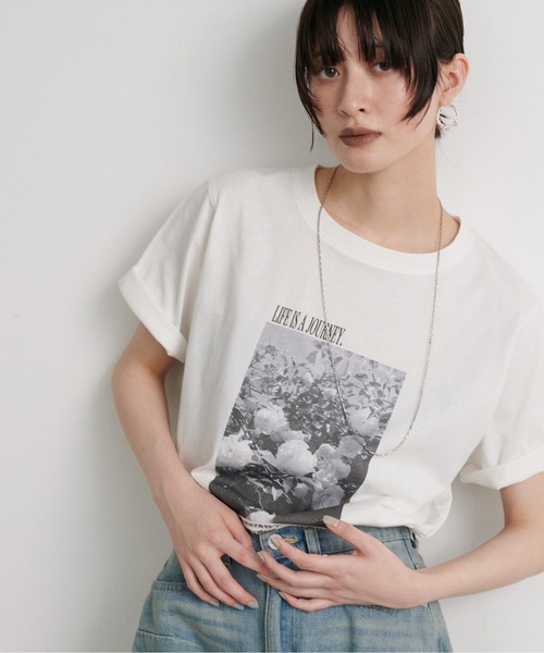 LARUTA（ラルータ）の「【LARUTA】アソートフォトTシャツ［汗染み防止機能付き］（Tシャツ/カットソー・レディース・その他1/その他2/その他3・FREE）」の8枚目の写真