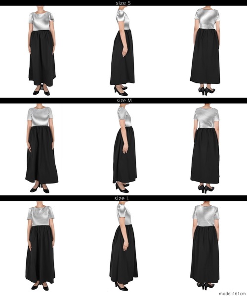 coca(coca)(コカ)の「ボーダー切り替えワンピース(ワンピース・レディース・ブラック/ライトベージュ・M/L/S)」の16枚目の写真