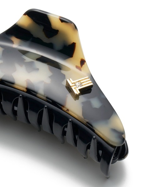 LANVIN en Bleu（ランバンオンブルー）の「ニュアンスカラーバンス（バレッタ/ヘアクリップ・レディース・パープル/ベージュ・ONE SIZE）」の4枚目の写真