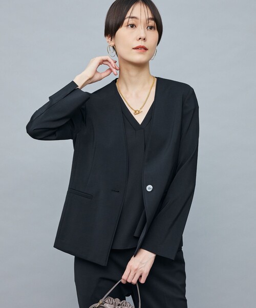 【美品】NOLLEYS ノーカラー　春 セール】《セットアップ対応》ウォッシャブルファンクショナル