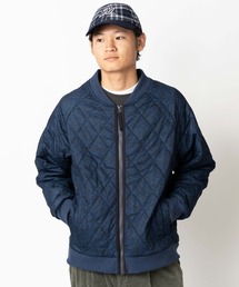 gym master（ジムマスター）の「ジャガードキルトジップジャケット（ブルゾン）」