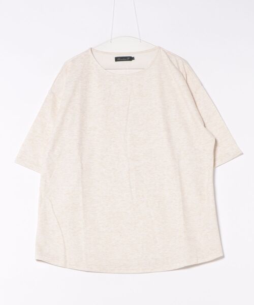 revertical(リバーティカル)の「ボートネックラウンド半袖Tシャツ(Tシャツ/カットソー・メンズ・ベージュ/グレー/ブラック・SMALL/MEDIUM/LARGE)」の2枚目の写真