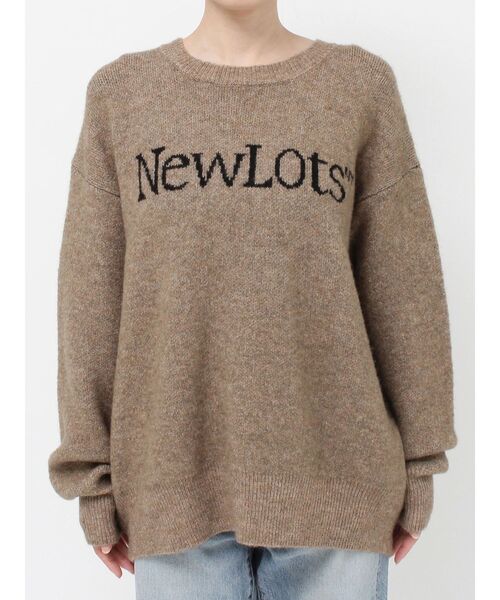 Ungrid（アングリッド）の「【WEB限定】ロゴルーズニット（ニット/セーター・レディース・レッド/アイボリー/ネイビー/モカ/チャコールグレー・FREE）」の10枚目の写真