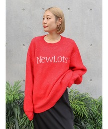 【WEB限定】ロゴルーズニット
