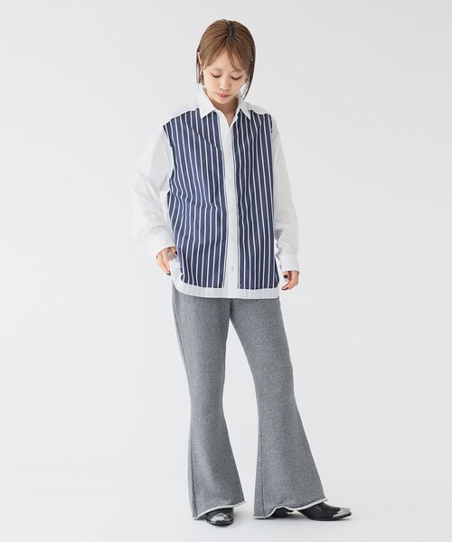 maturely(マチュアリー)の「【1/15再値下げ】maturely / グリッター ジッパー パンツ(スウェットパンツ・レディース・シルバー/ゴールド・0/1)」の9枚目の写真