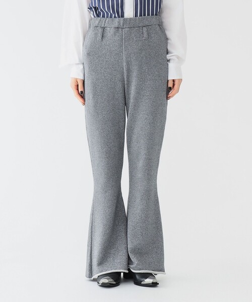 maturely(マチュアリー)の「【1/15再値下げ】maturely / グリッター ジッパー パンツ(スウェットパンツ・レディース・シルバー/ゴールド・0/1)」の10枚目の写真