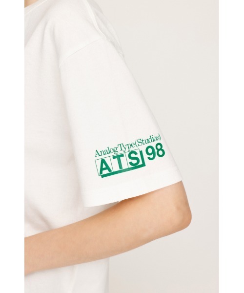 SLY(スライ)の「PHOTO PRINT T/SH フォト プリント Tシャツ 半袖 夏服(Tシャツ/カットソー・レディース・杢グレー/ブラック/ホワイト/ライトブルー・FREE)」の10枚目の写真