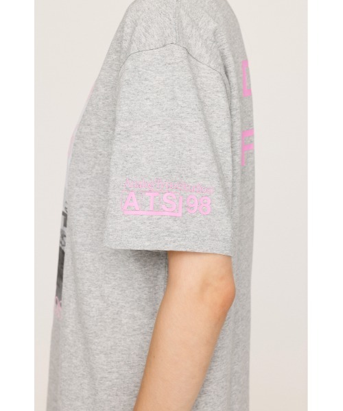 SLY(スライ)の「PHOTO PRINT T/SH フォト プリント Tシャツ 半袖 夏服(Tシャツ/カットソー・レディース・杢グレー/ブラック/ホワイト/ライトブルー・FREE)」の22枚目の写真