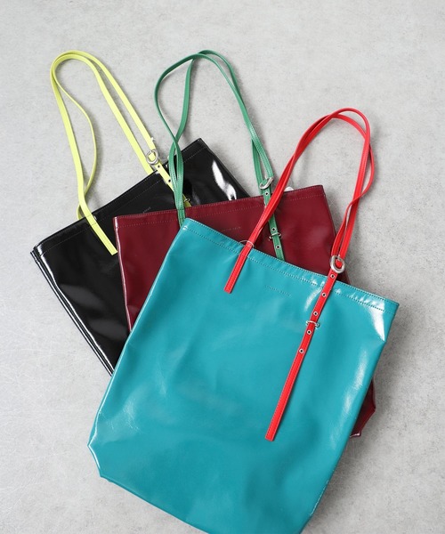 Three Four Time（ｽﾘｰﾌｫｰﾀｲﾑ）の「【Casselini / キャセリーニ】ミニバックルカラートート（トートバッグ・レディース・ブルー/ブラック/ワインレッド・FREE）」の15枚目の写真