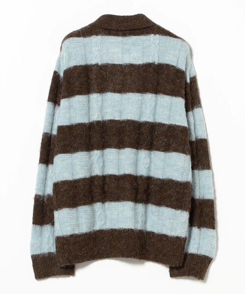 セール】ワイド ボーダー ポロ ニット（ニット/セーター）｜Ray BEAMS