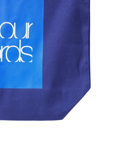 bonjour records（ボンジュールレコーズ）の「【chocomoo×bonjour records】 RECORD BAG（トートバッグ・レディース・ネイビー/ブラック・FREE）」の5枚目の写真