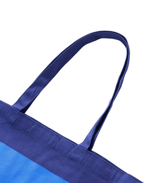 bonjour records（ボンジュールレコーズ）の「【chocomoo×bonjour records】 RECORD BAG（トートバッグ・レディース・ネイビー/ブラック・FREE）」の6枚目の写真