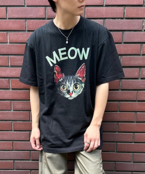 MILKBOY（ミルクボーイ）の「MEOW CAT Tシャツ（Tシャツ/カットソー・メンズ・B/C/A・M/L）」の3枚目の写真