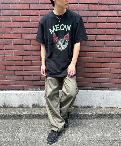 MILKBOY（ミルクボーイ）の「MEOW CAT Tシャツ（Tシャツ/カットソー・メンズ・B/C/A・M/L）」の11枚目の写真