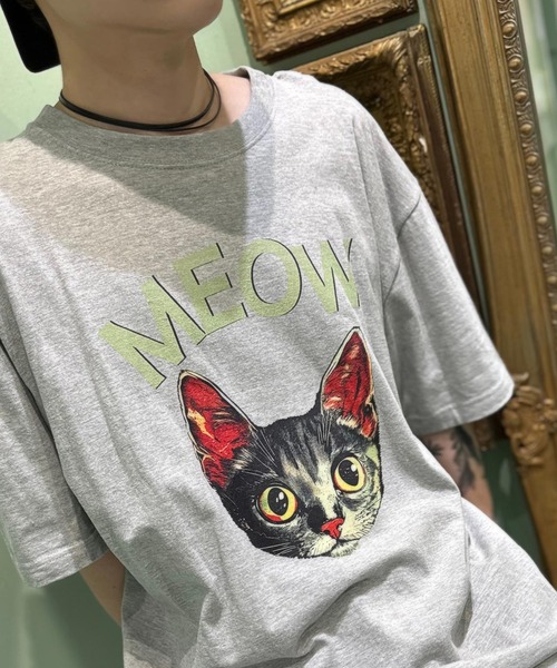 MILKBOY（ミルクボーイ）の「MEOW CAT Tシャツ（Tシャツ/カットソー・メンズ・B/C/A・M/L）」の16枚目の写真