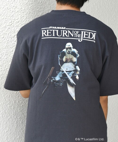 STAR WARS（スターウォーズ）の「SHIPS any: [STAR WARS / スター・ウォーズ] グラフィック Tシャツ◇（Tシャツ/カットソー・メンズ・ホワイト系/ホワイト/ダークグレー・MEDIUM/LARGE/X-LARGE）」の20枚目の写真