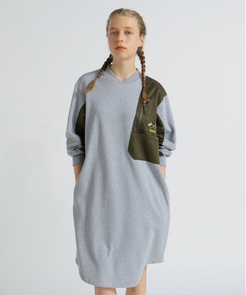 《SOUVENIR COLLECTION》NYLON COMBI MILITARY ONEPIECE