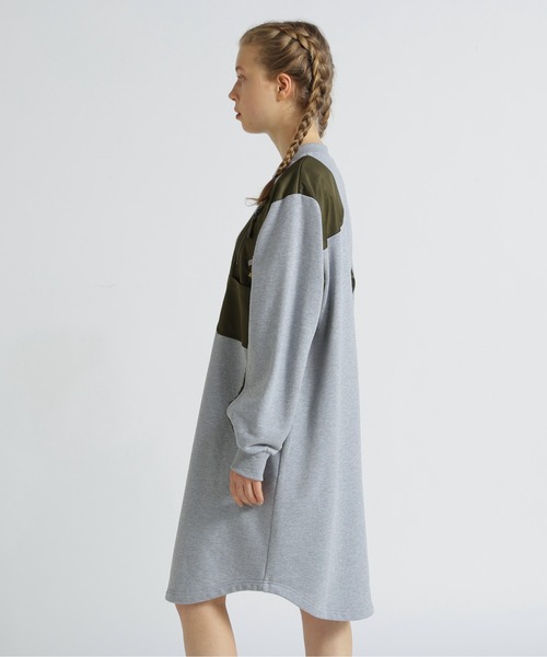 AVIREX(アヴィレックス)の「《SOUVENIR COLLECTION》NYLON COMBI MILITARY ONEPIECE(ワンピース・レディース・ブラック/グレー/オリーブ・F)」の15枚目の写真