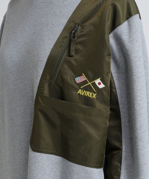 AVIREX(アヴィレックス)の「《SOUVENIR COLLECTION》NYLON COMBI MILITARY ONEPIECE(ワンピース・レディース・ブラック/グレー/オリーブ・F)」の18枚目の写真