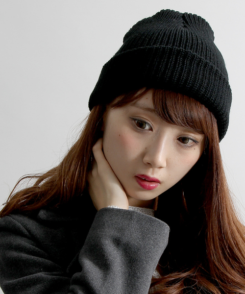 WEGO(ウィゴー)の「WEGO/畦編みニットキャップ(ニットキャップ/ビーニー・メンズ・ブルー/グレー/ブラック/ワイン/ネイビー/ダークグレー・FREE)」の17枚目の写真