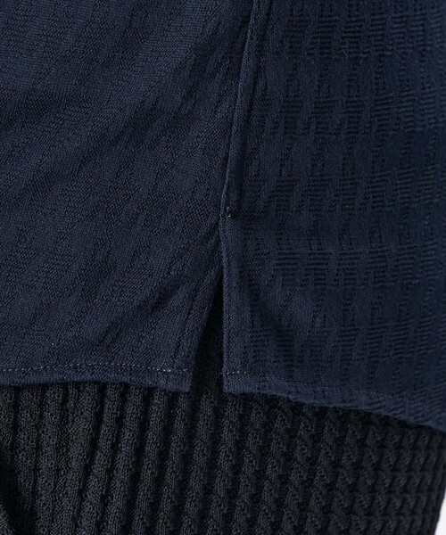 EPOCA UOMO（エポカウォモ）の「シャドー千鳥シャツ（シャツ/ブラウス・メンズ・ダークネイビー/ライトグレー・46/48）」の7枚目の写真