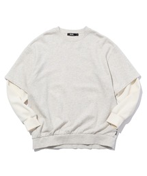 SILAS | LAYERED SLEEVE CREW NECK(スウェット)